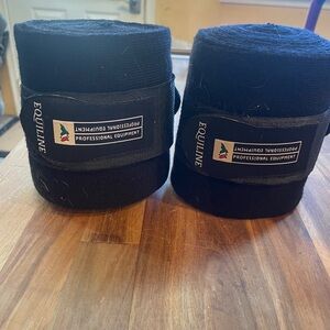 Equiline Black Professional Pet Wraps